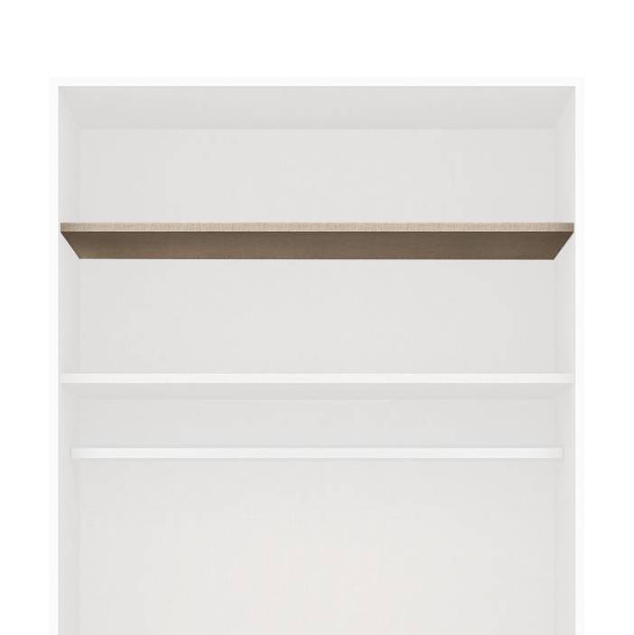 home24 Zubehörpaket Drehtürenschrank KiYDOO III Beige 88x1,6x45 cm (BxHxT) 2-türig Spanplatte Modern