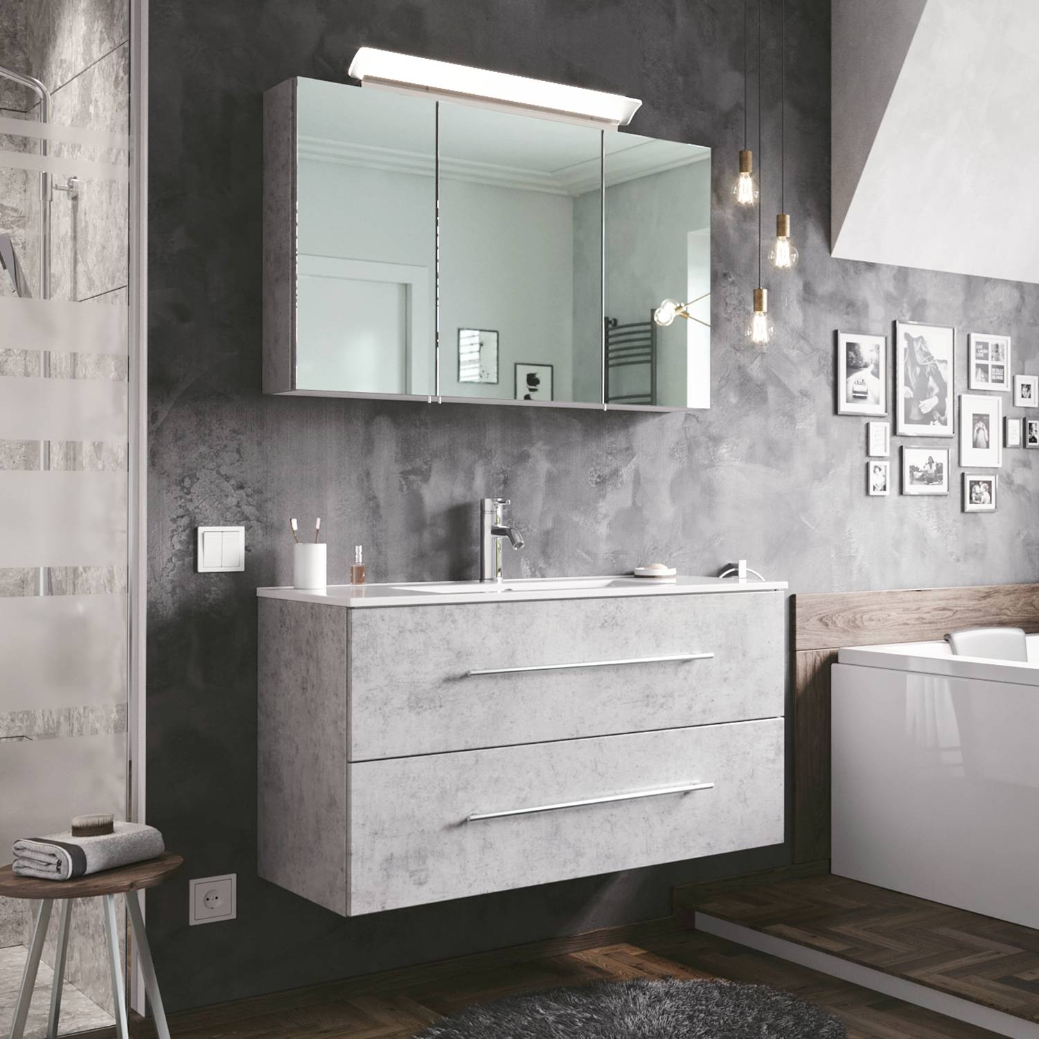 home24 Badezimmerset Homeline I (2-teilig)