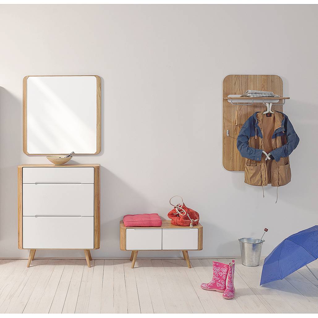 home24 Garderobenset Loca II (4-teilig)