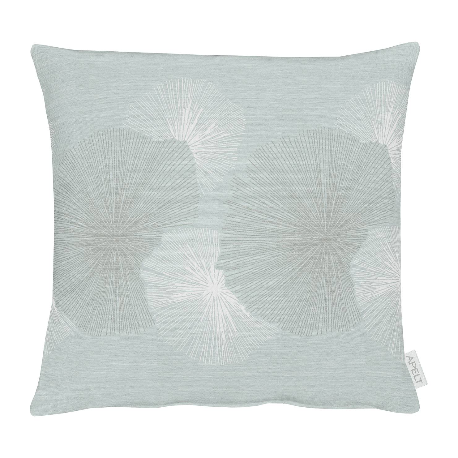 home24 Apelt Dekokissen 7200 I Mintgrau 45x45 cm (BxH) Mischgewebe