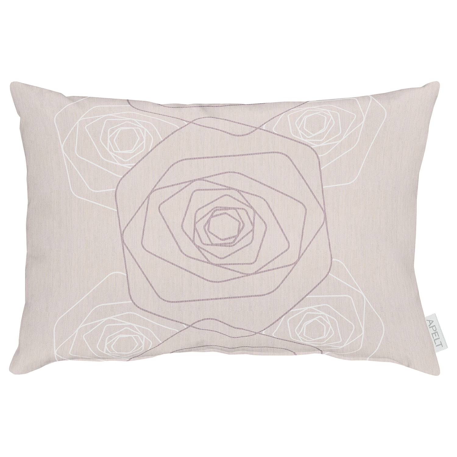 home24 Apelt Dekokissen 7201 II Hellrosa 35x50 cm (BxH) Mischgewebe