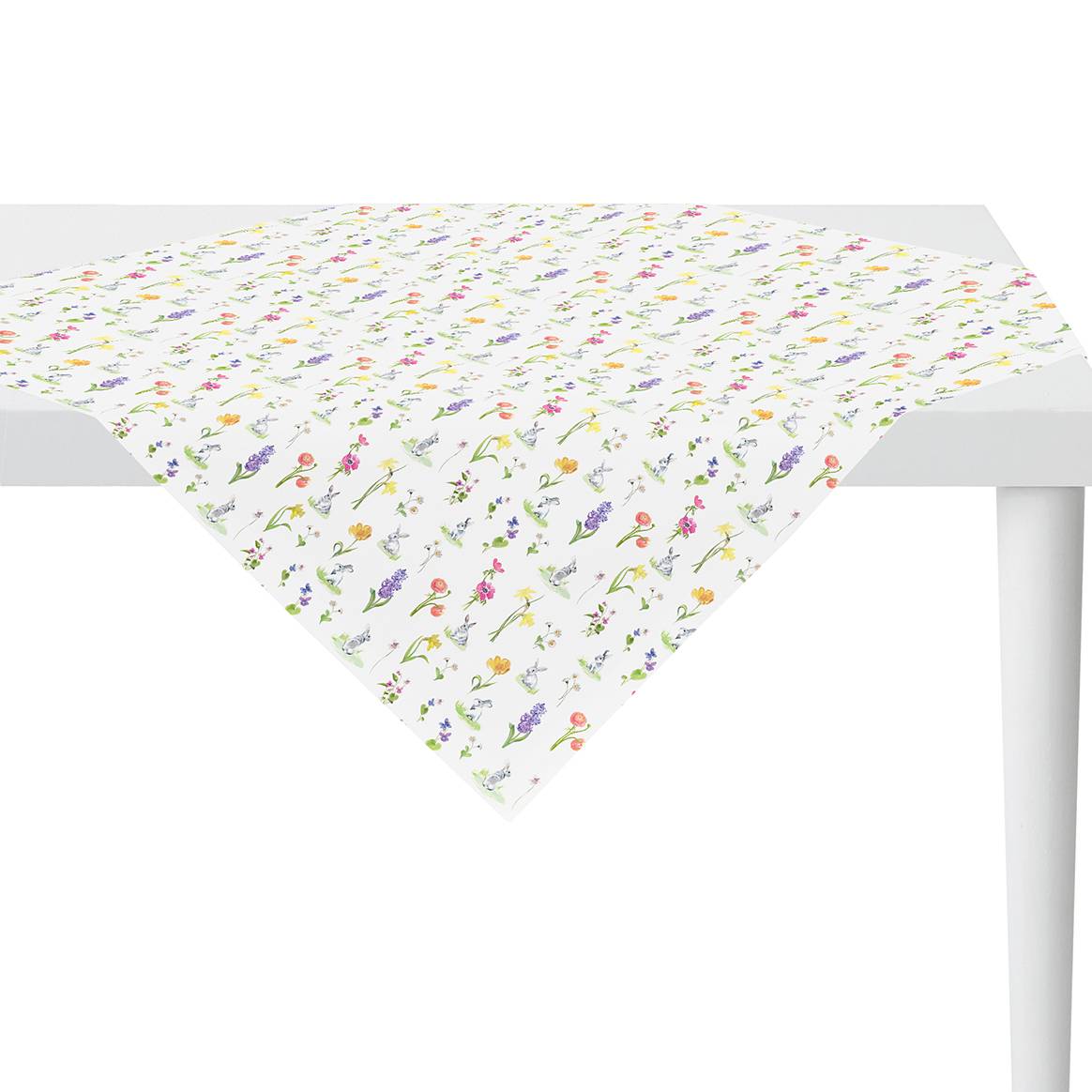 home24 Apelt Tischdecke 6905 Altweiß/Mehrfarbig Mischgewebe 88x88 cm (BxT)
