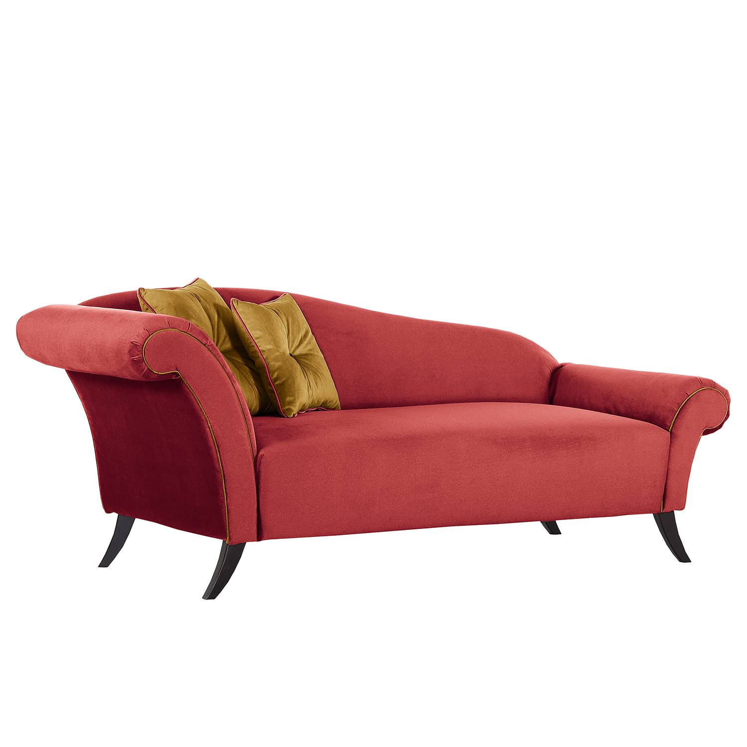 Home24 Chaise longue Mound, Red Living