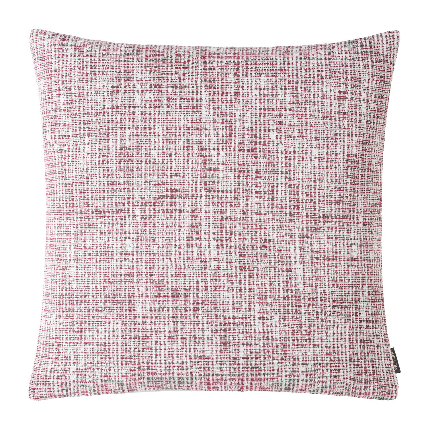 home24 Proflax Kissenbezug Nica Rot 50x50 cm (BxH) Mischgewebe