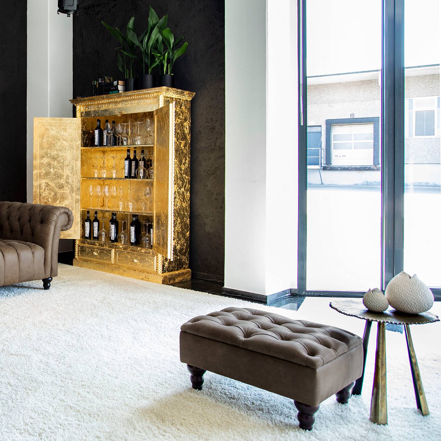 home24 Polsterhocker Boyce I