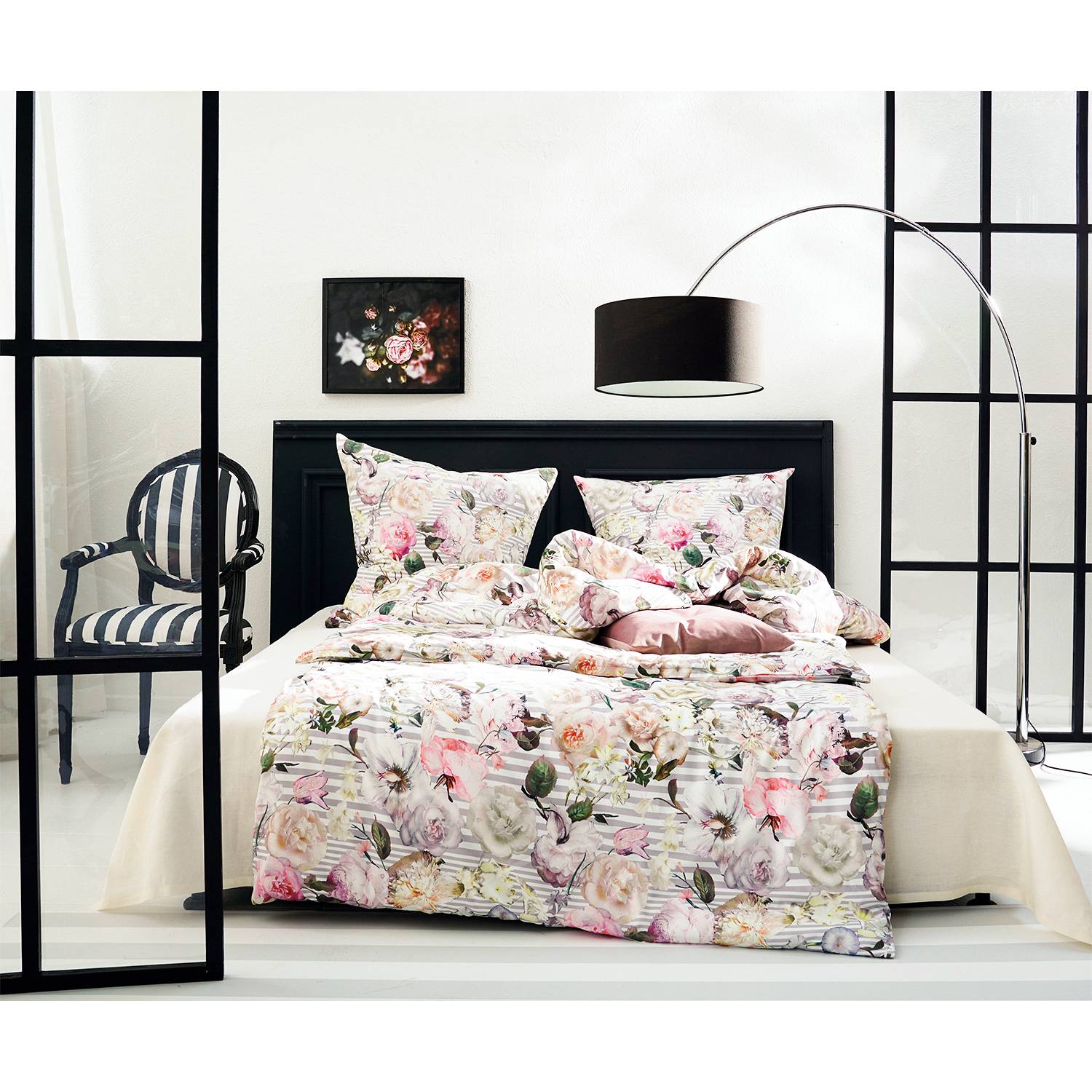 home24 Mako-Satin-Bettwäsche Cosima