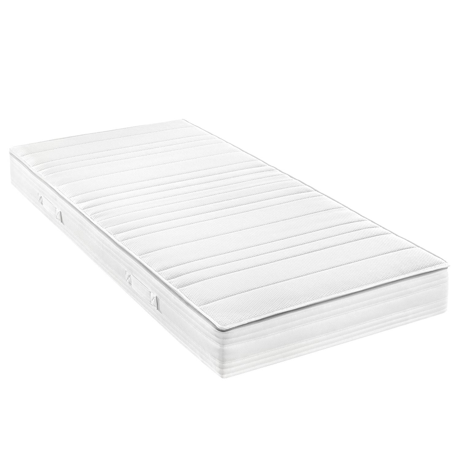home24 f.a.n. TTFK-Matratze Luxus Vital 140x200 cm H2 bis zu 80 kg Punktelastisch Weiß
