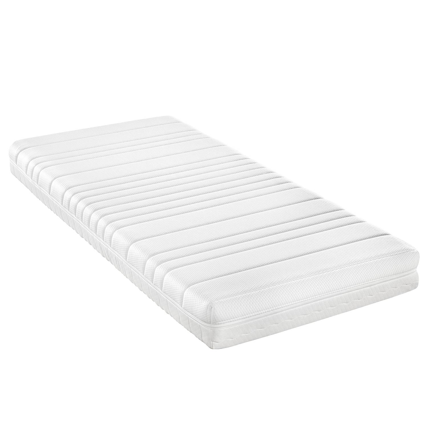home24 f.a.n. Kaltschaummatratze Premium Komfort 140x200 cm H2 bis zu 80 kg Ergonomische Anpassung Weiß