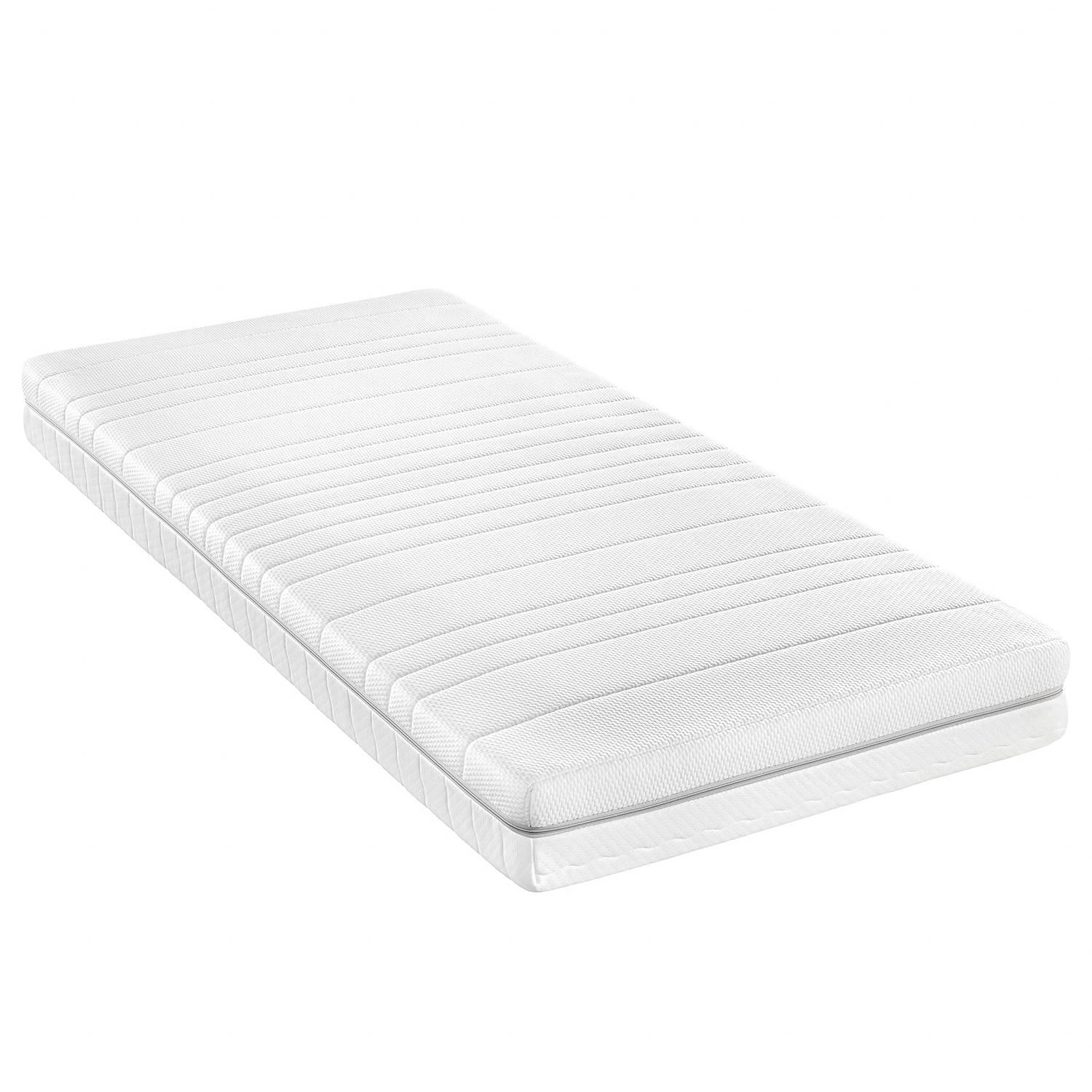 home24 f.a.n. Taschenfederkernmatratze Premium Vital 100x200 cm H4 bis zu 120 kg Punktelastisch Weiß