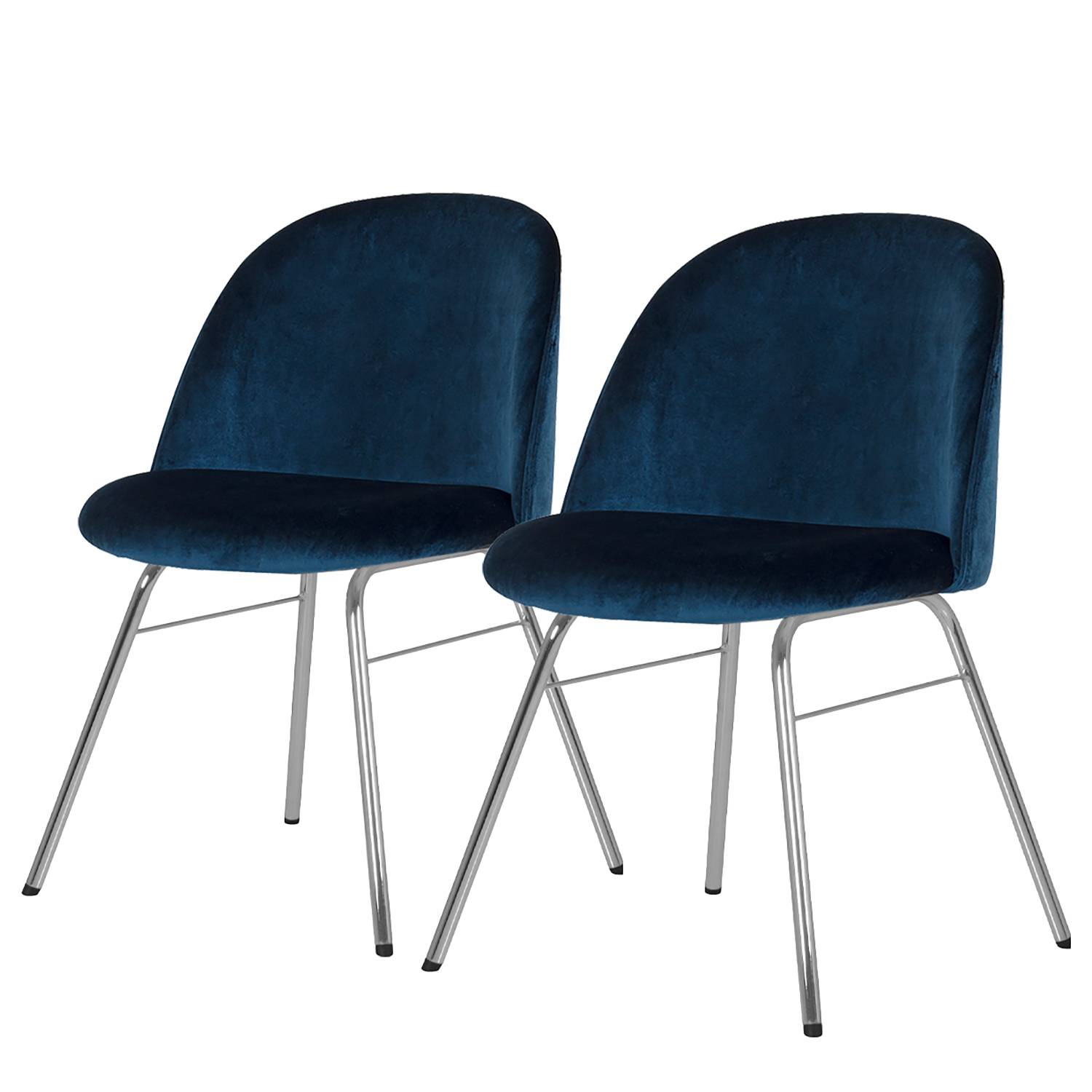 Chaises capitonnées Ally I (lot de 2)