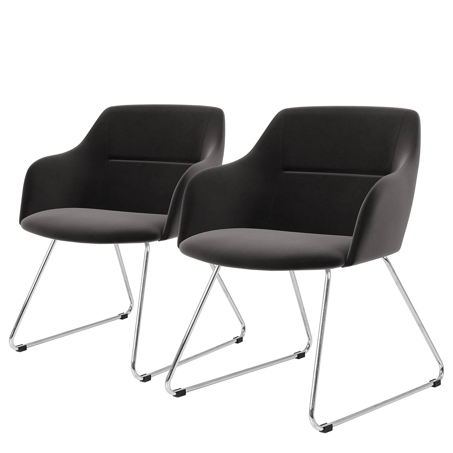 Chaises accoudoirs Sofia III (lot de 2)