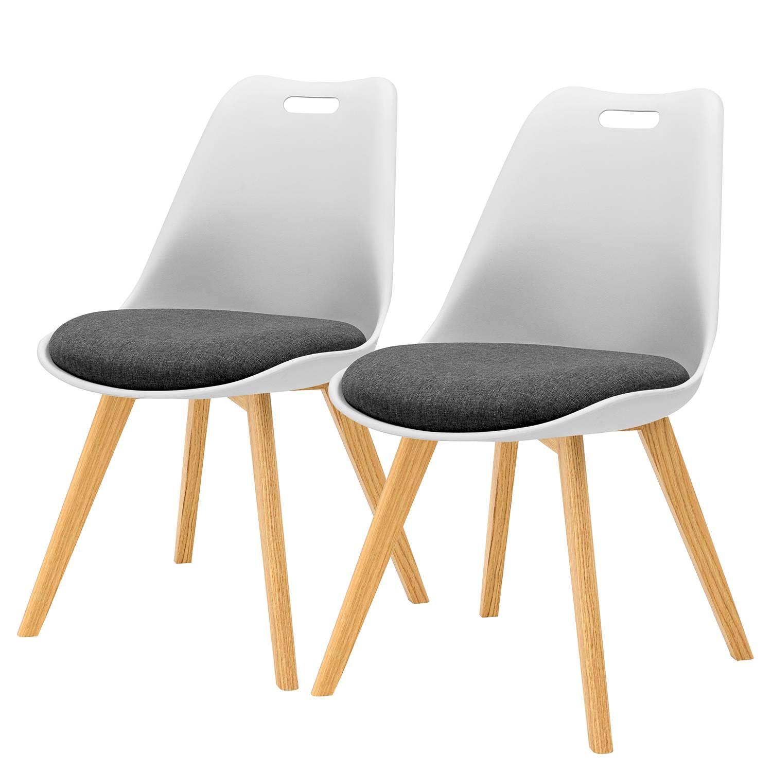 home24 Polsterstuhl Gina III (2er-Set)