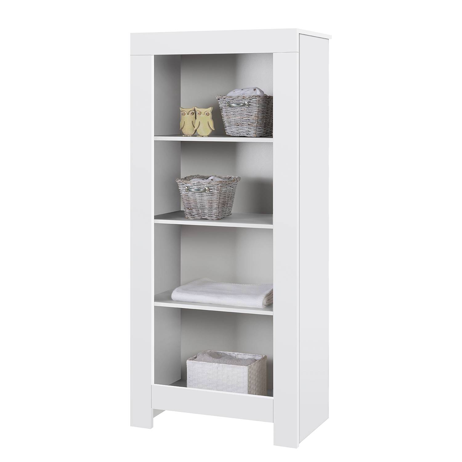 Home24 Staande open kast Nordic White, Schardt