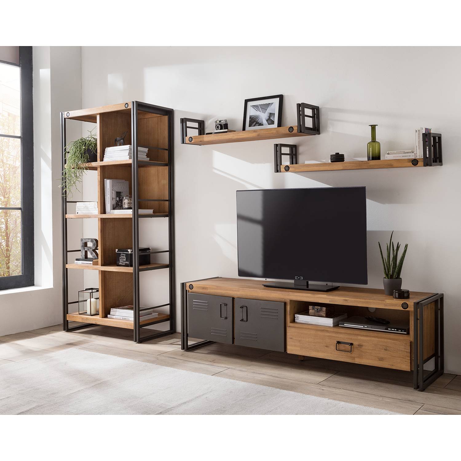 Tablettes murales Manchester (lot de 2)