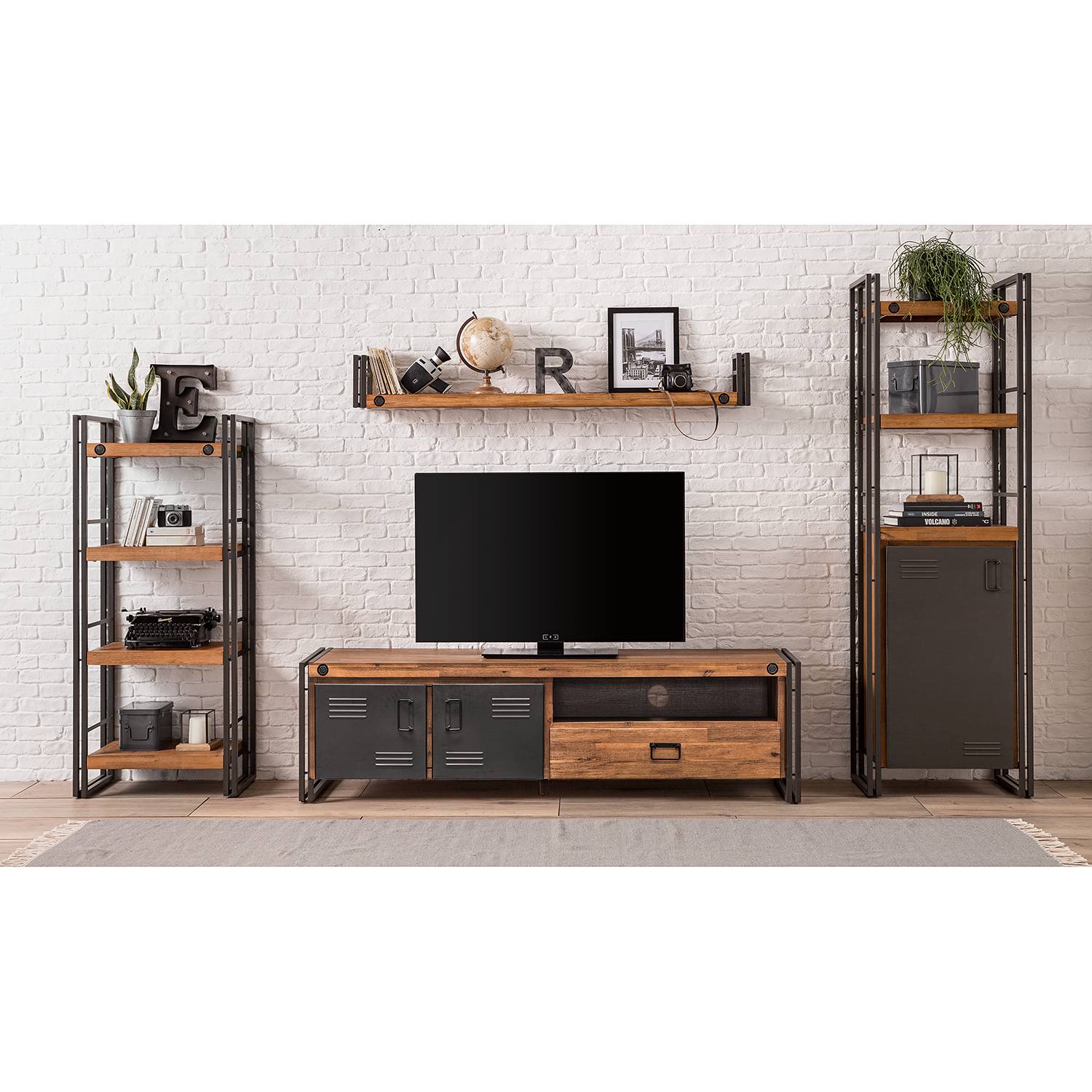 home24 Wohnwand Manchester III (4-teilig)
