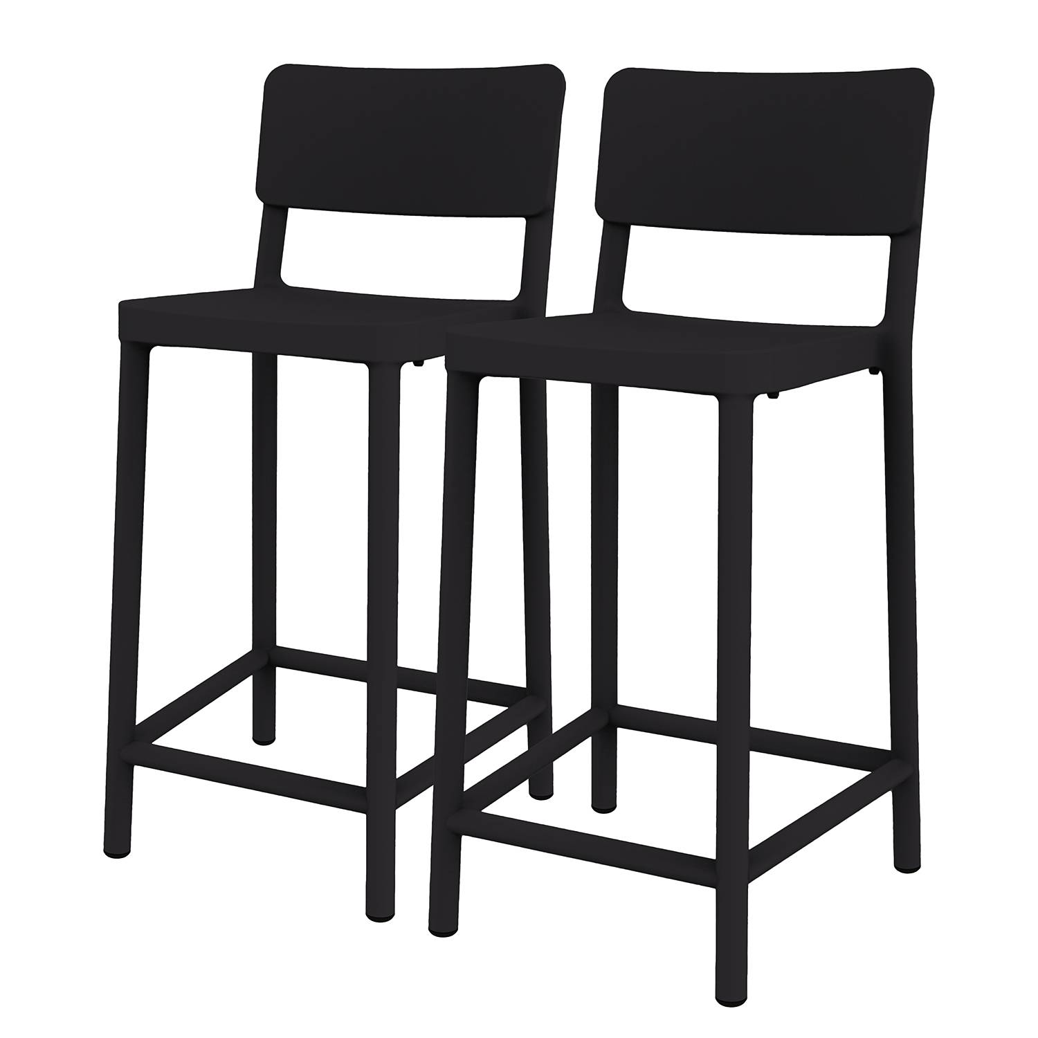 Chaises de bar Lisboa II (lot de 2)