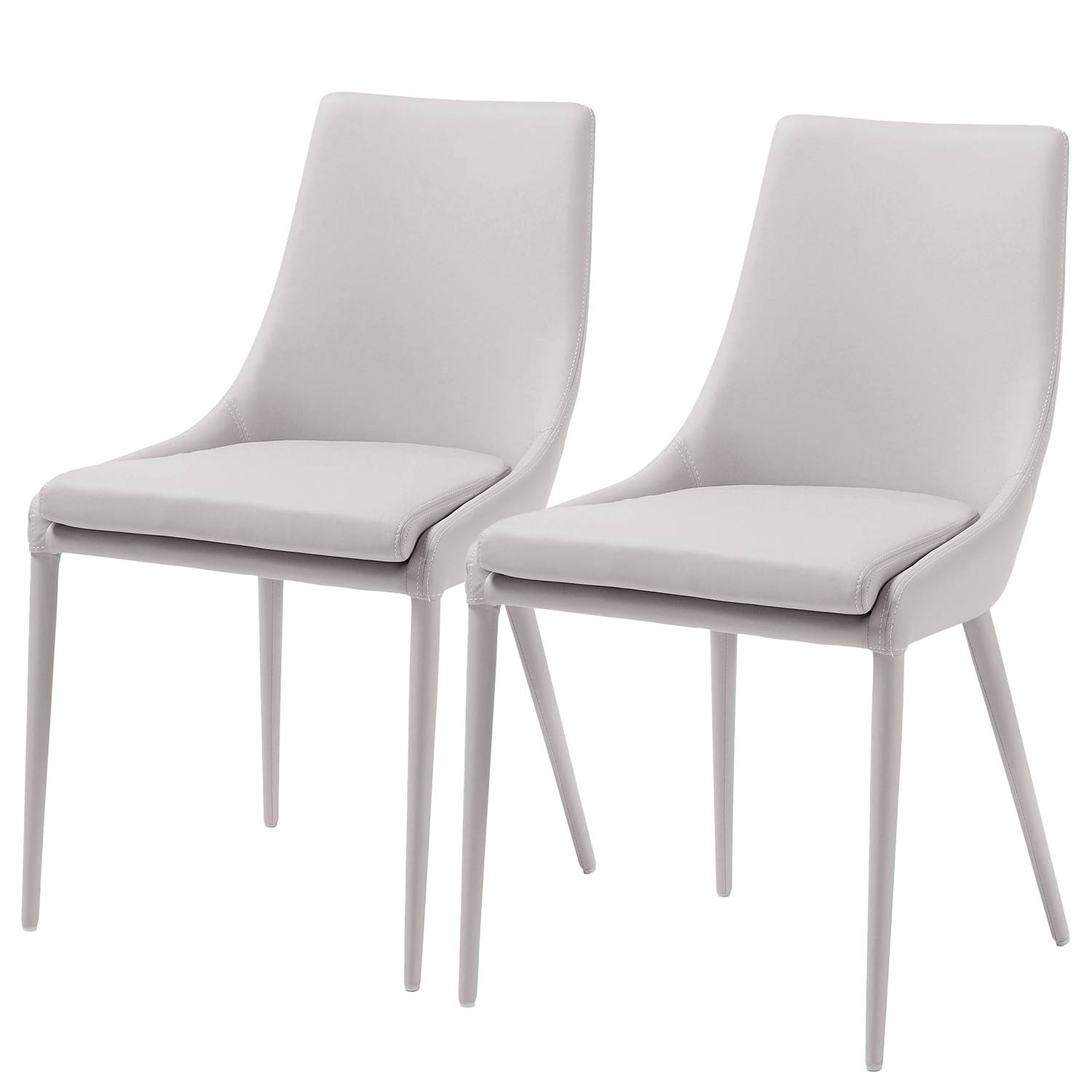 home24 Polsterstuhl Doyline II (2er-Set)