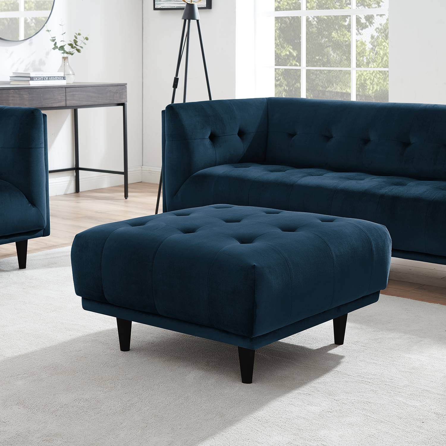 Repose-pieds capitonné Botley