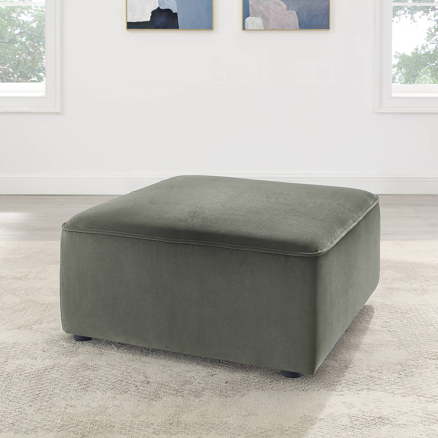 Repose-pieds capitonné Berlou II