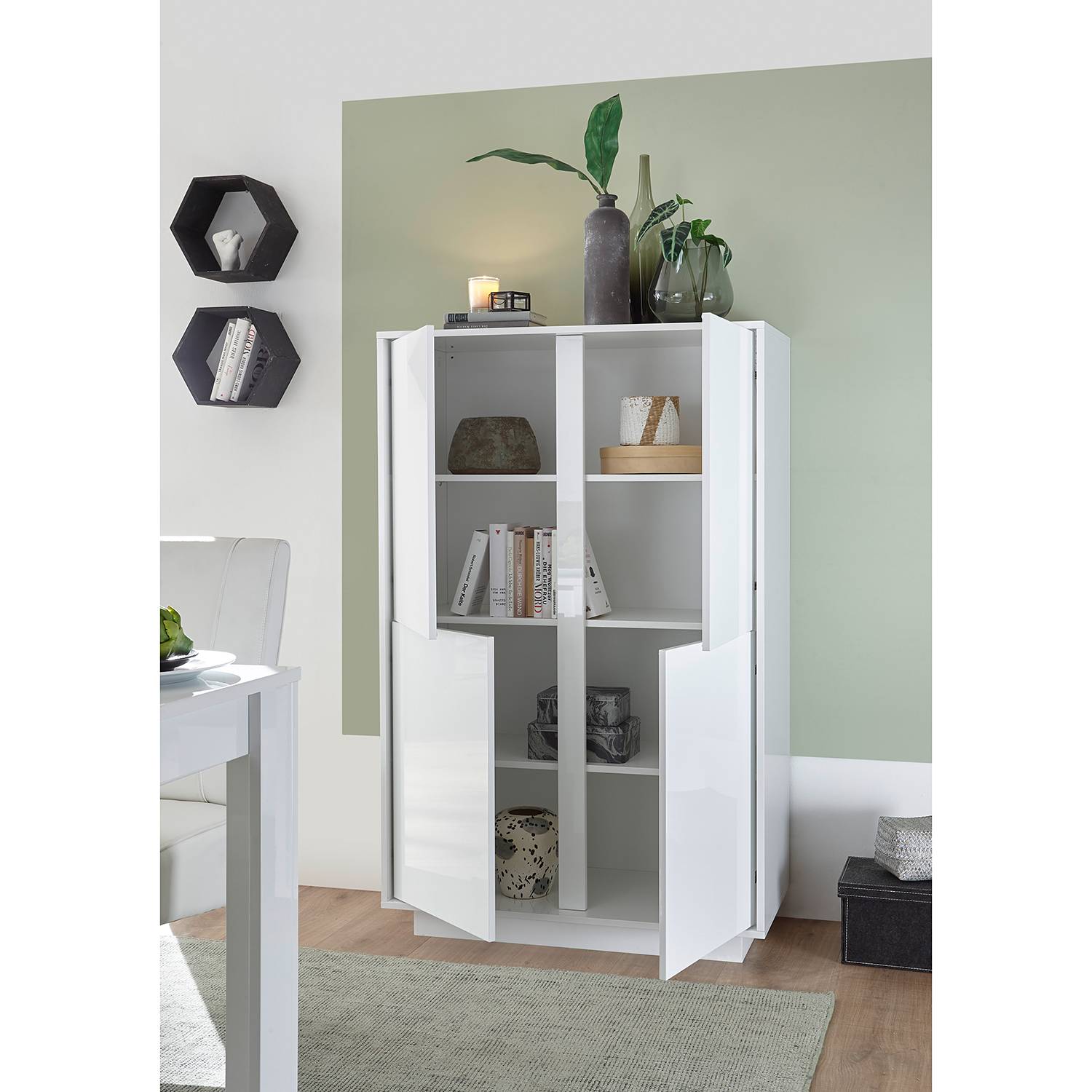 Home24 Highboard Ice, LC Spa