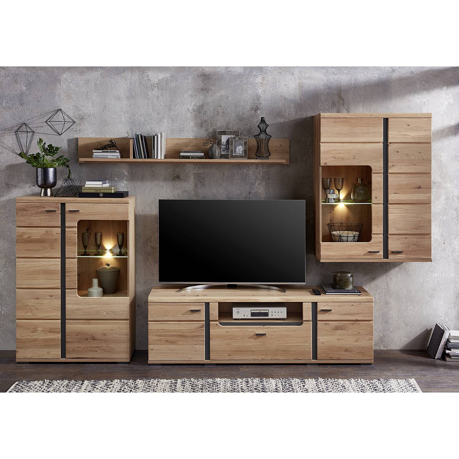 Ensemble meubles TV Sebago II (4 élém.)