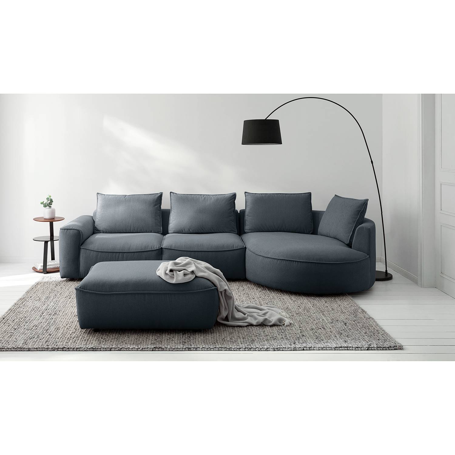 Repose-pieds capitonné Buckley