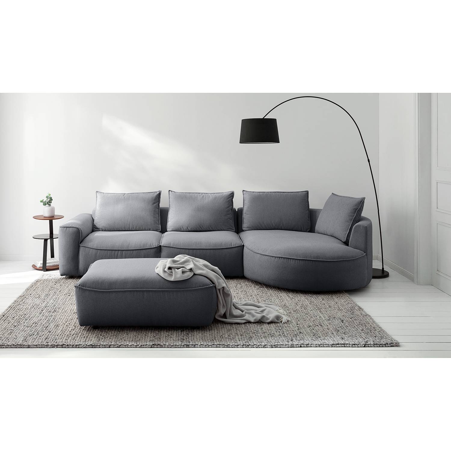 Repose-pieds capitonné Buckley