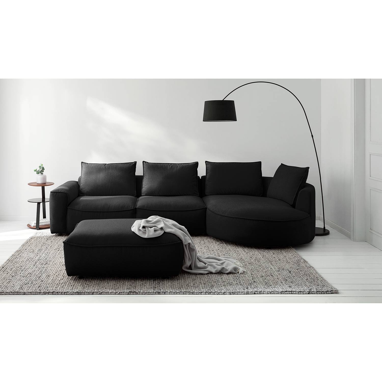 Repose-pieds capitonné Buckley