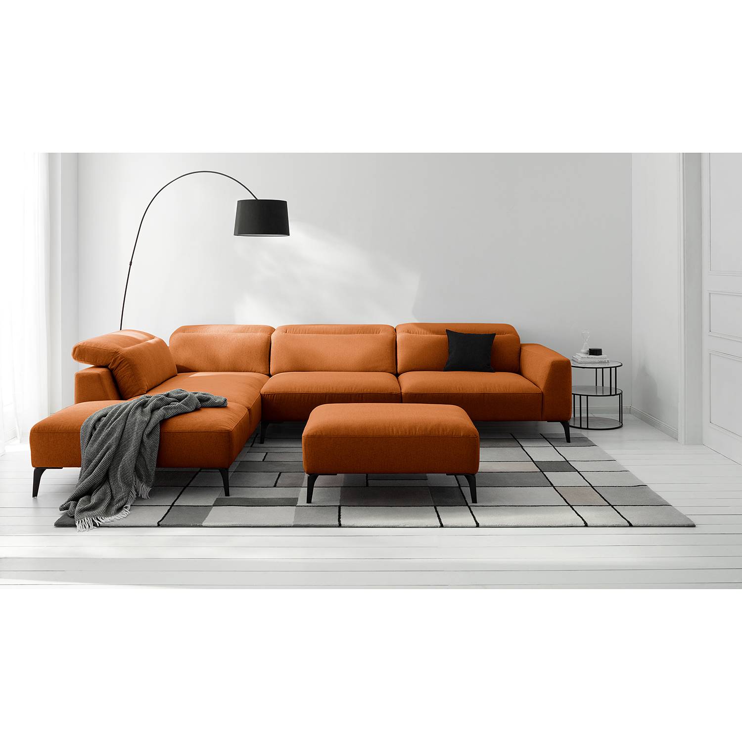 Repose-pieds capitonné Berrie