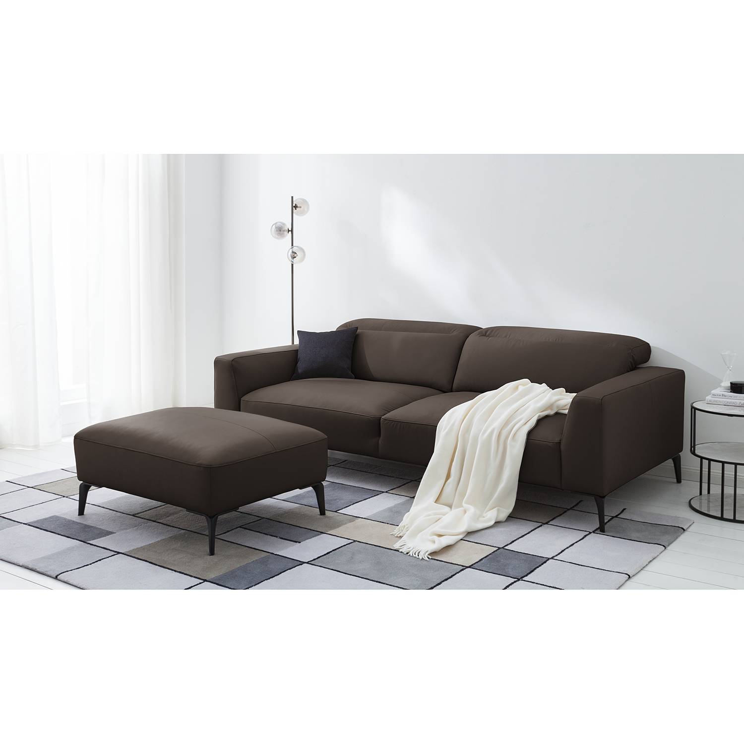 Repose-pieds capitonné Berrie