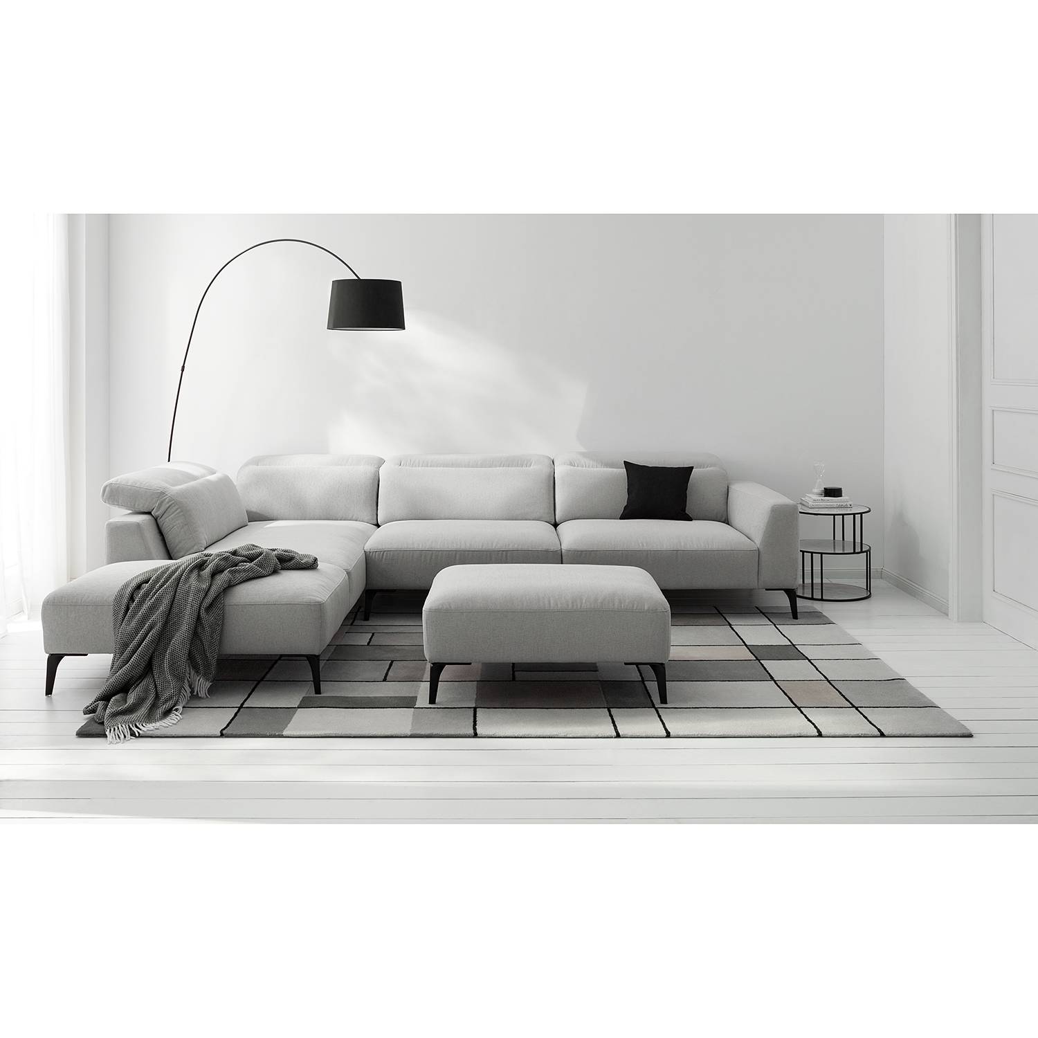 Repose-pieds capitonné Berrie