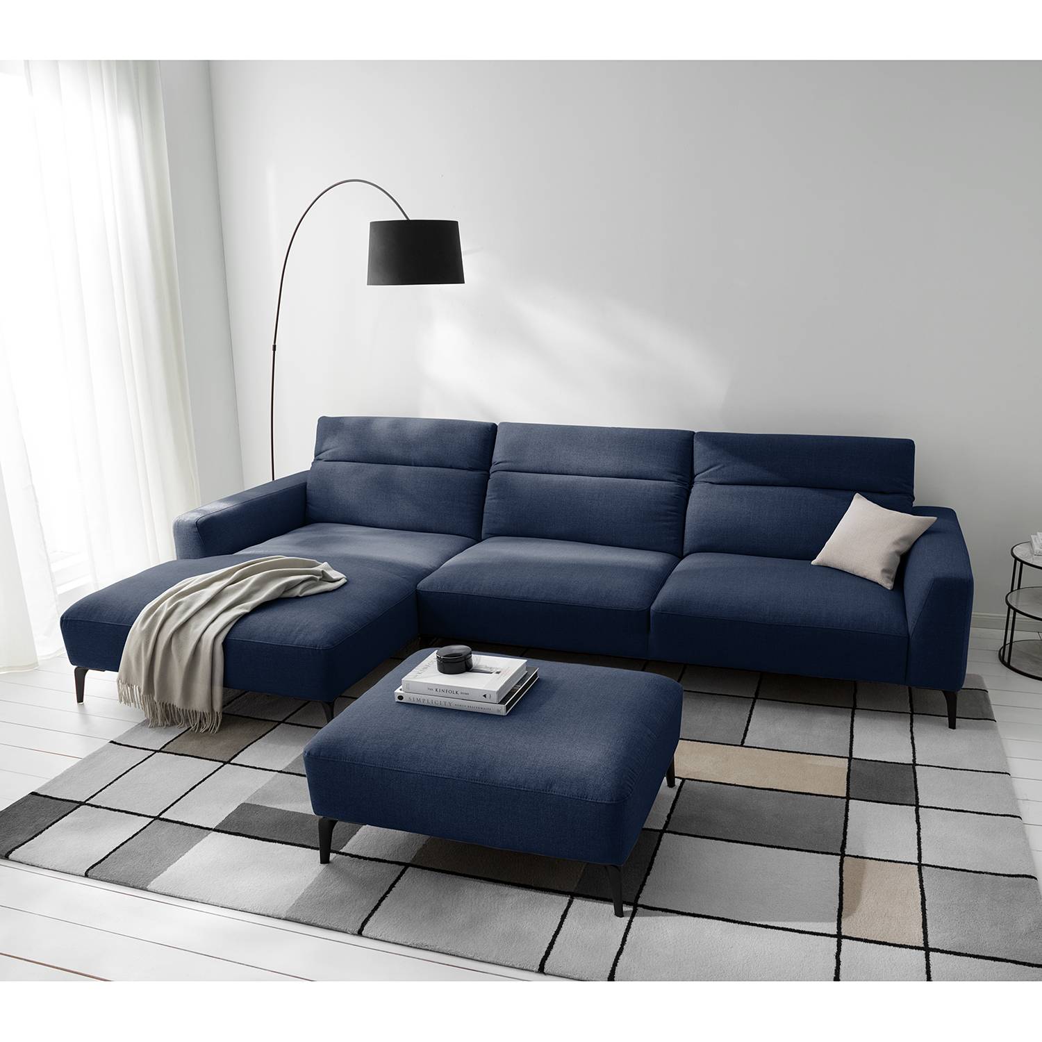 Repose-pieds capitonné Berrie