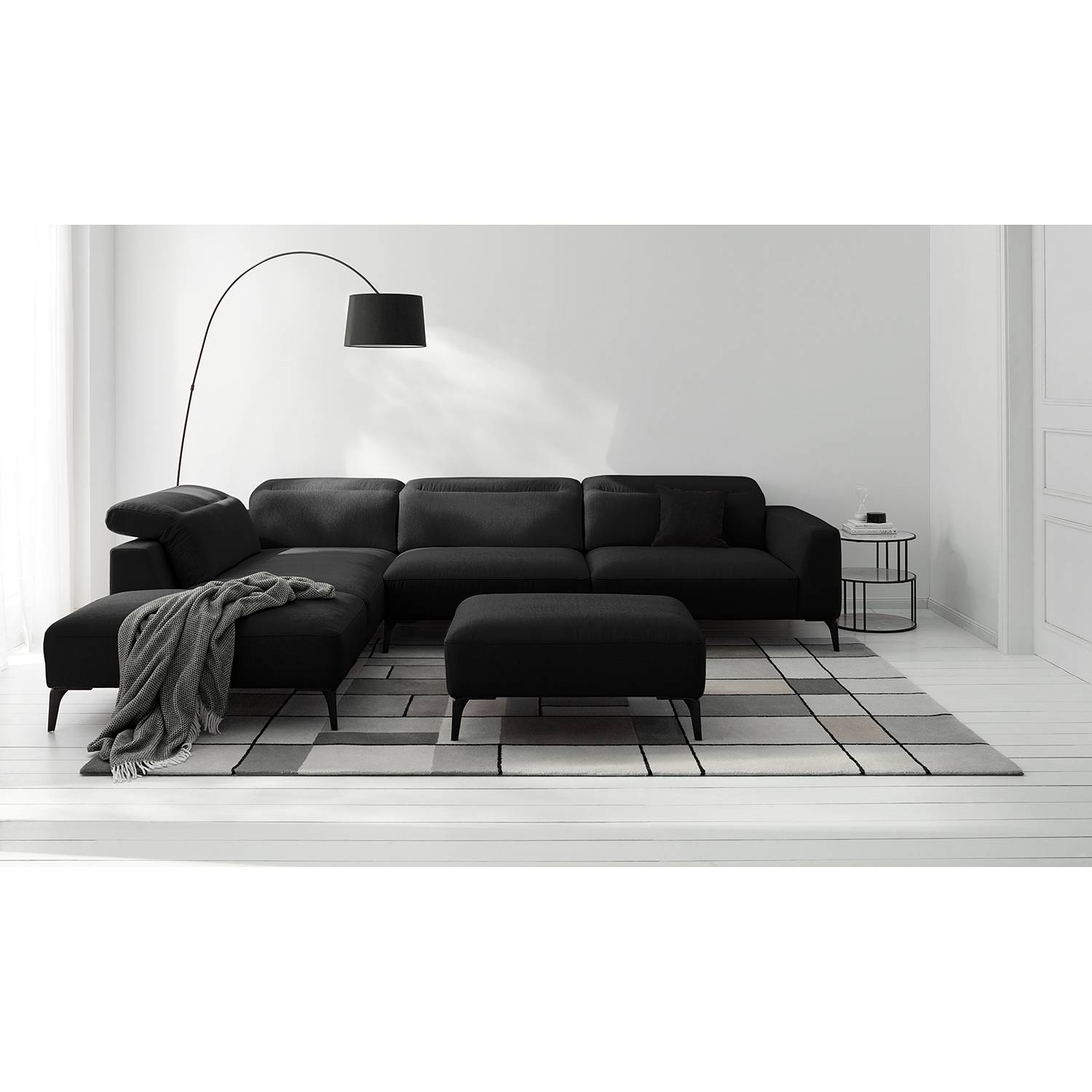 Repose-pieds capitonné Berrie