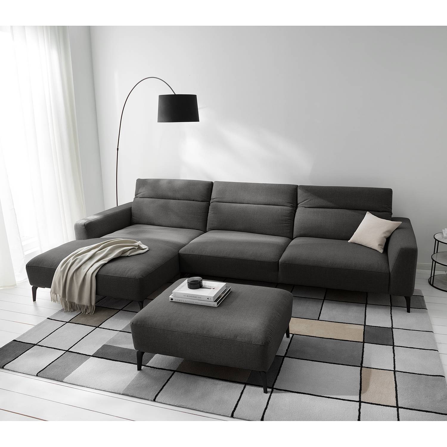 Repose-pieds capitonné Berrie