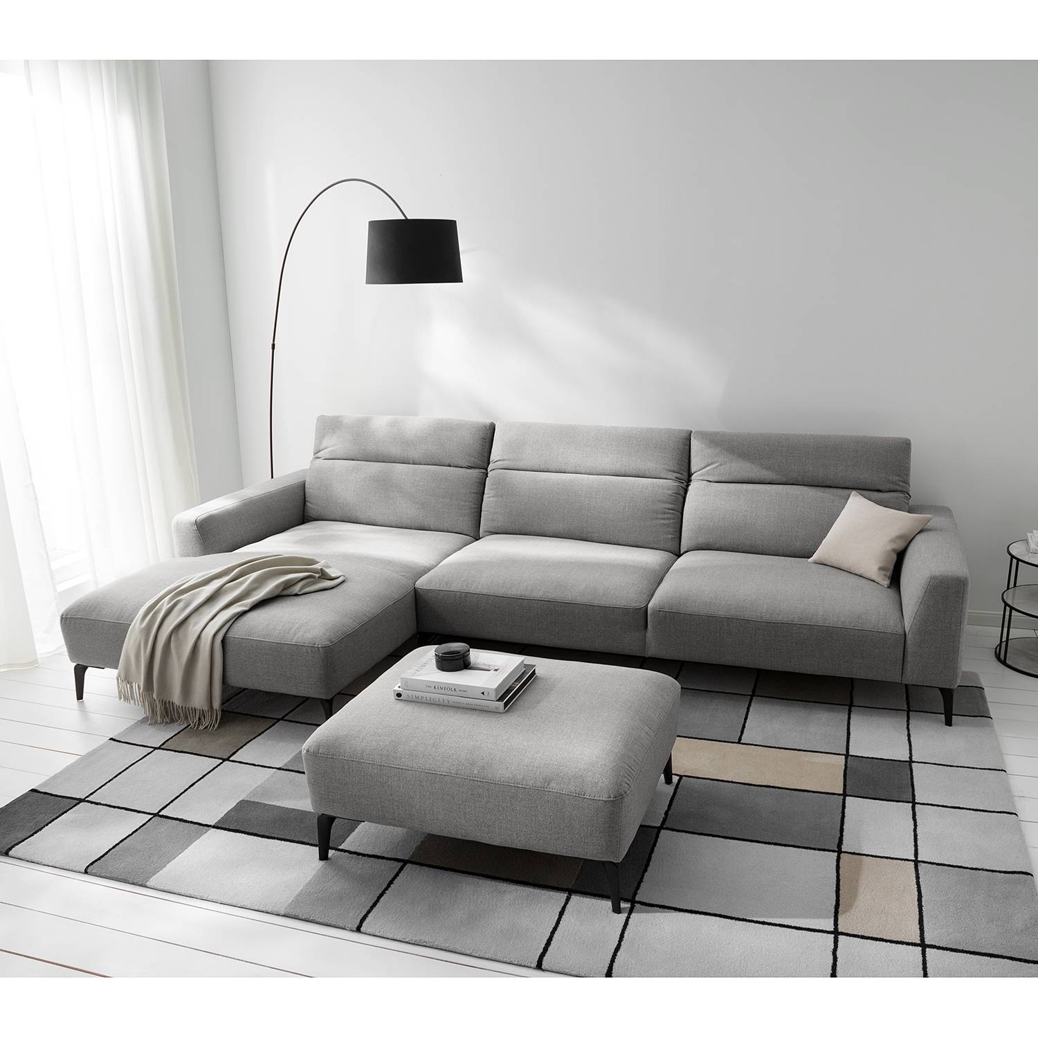 Repose-pieds capitonné Berrie