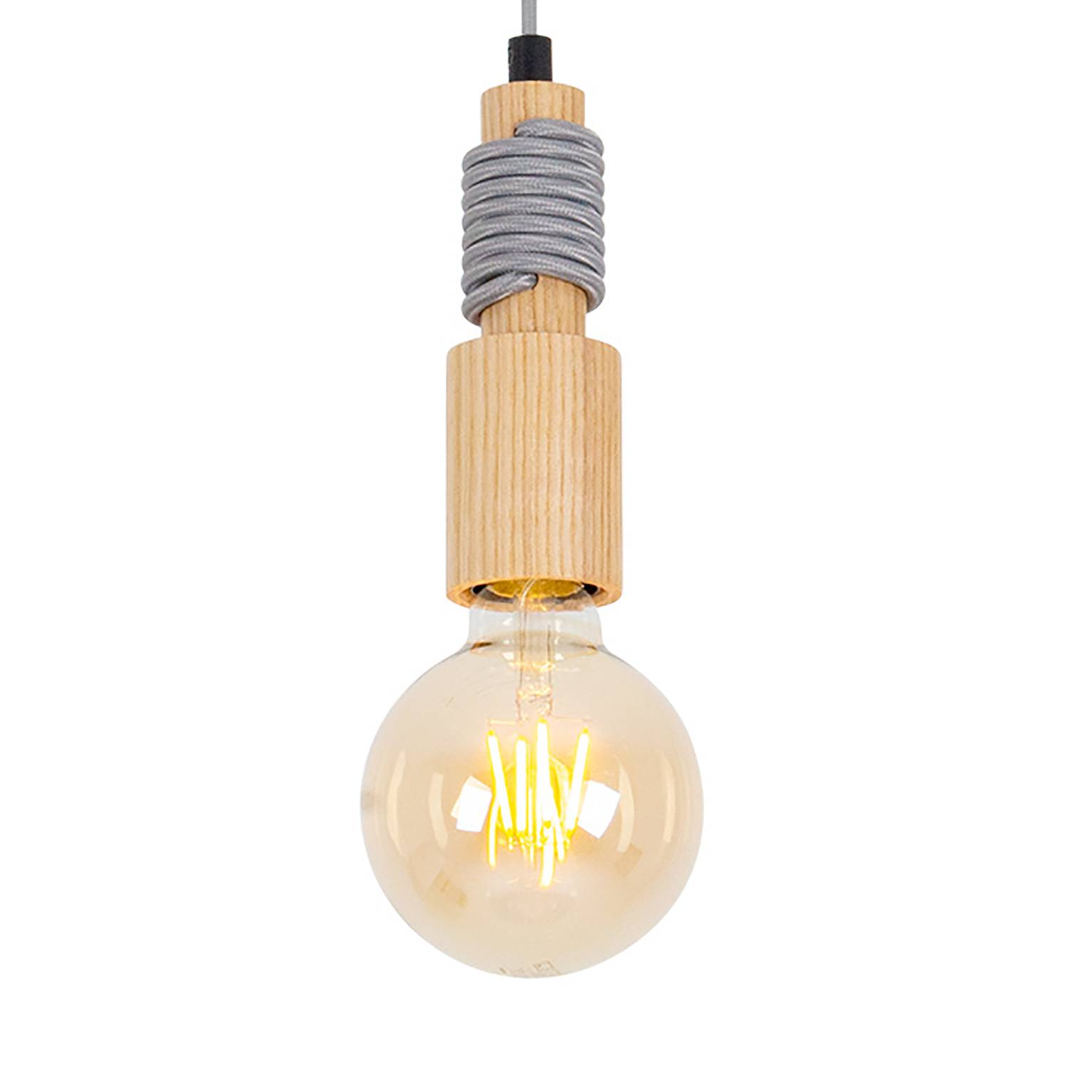 home24 LED-Pendelleuchte Bento