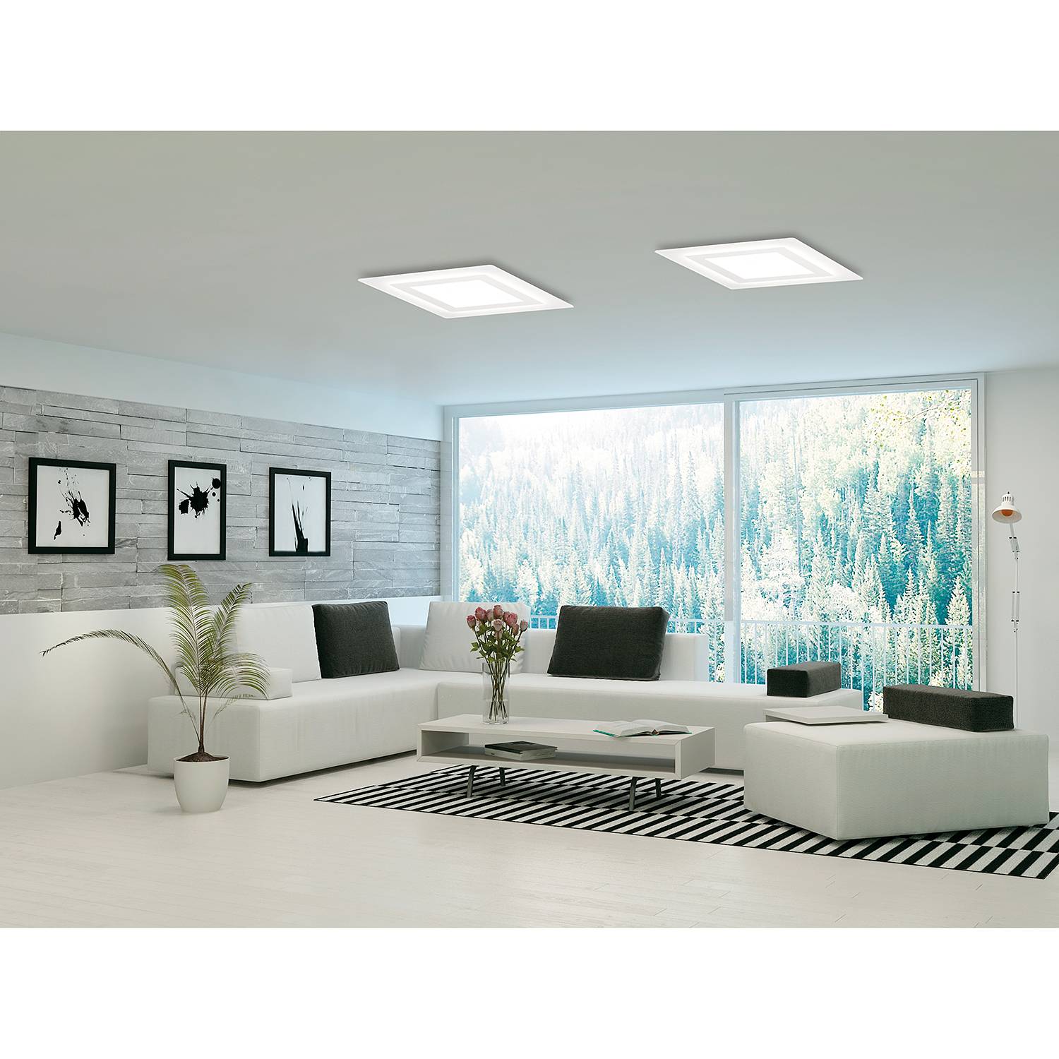 Home24 LED-plafondlamp Oblio, Promoingross