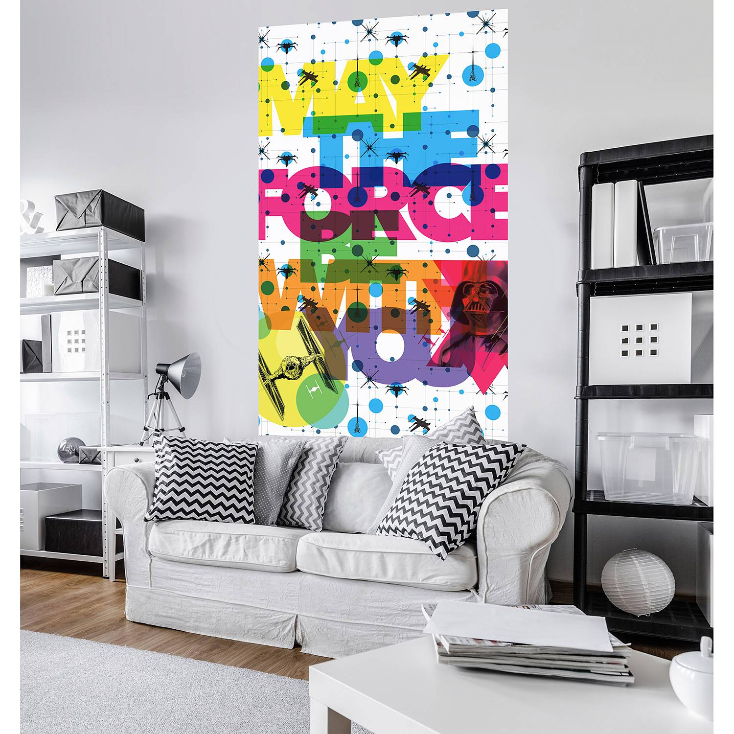 Papier peint Star Wars Geometrics Vader