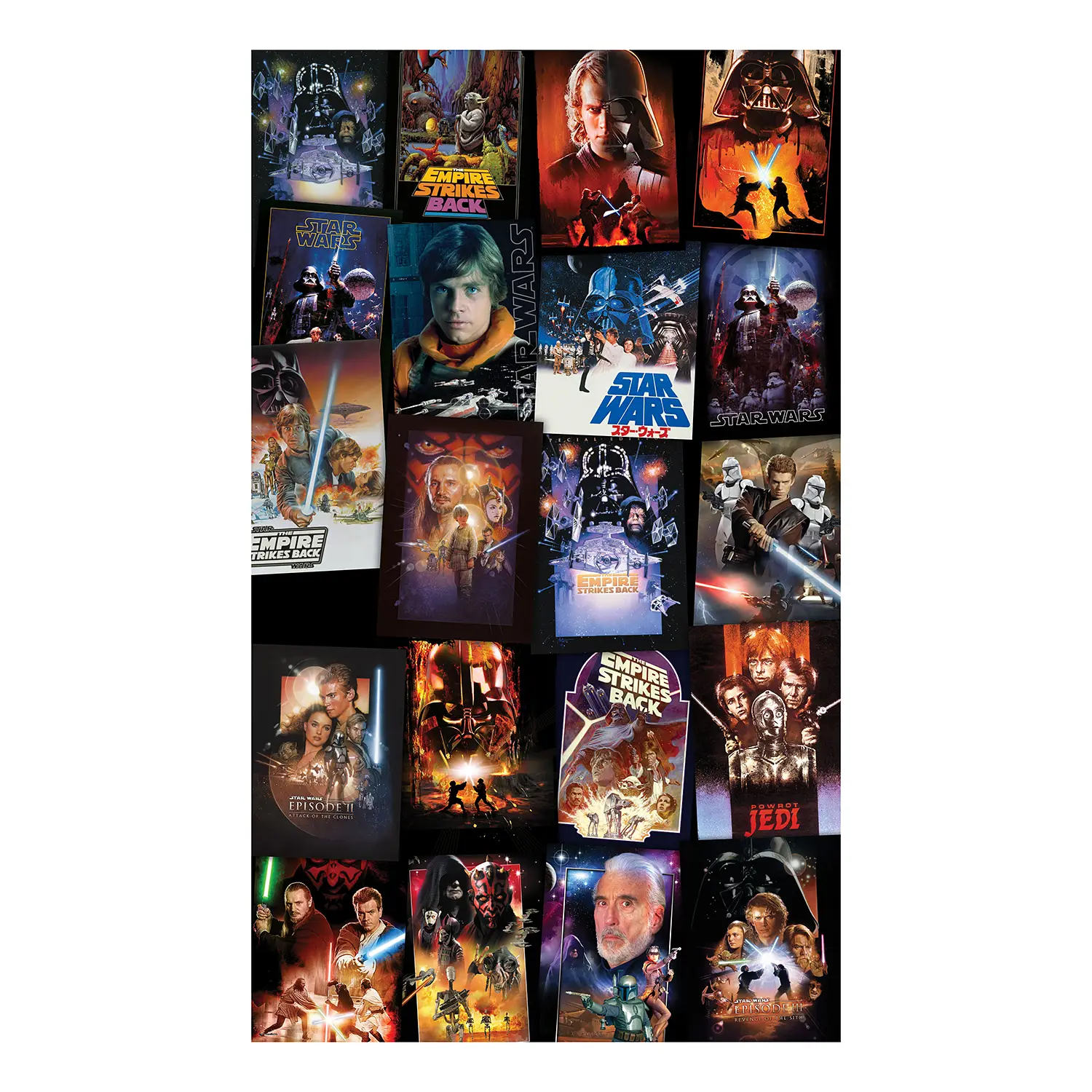 Fototapete Star Posters Collage Wars