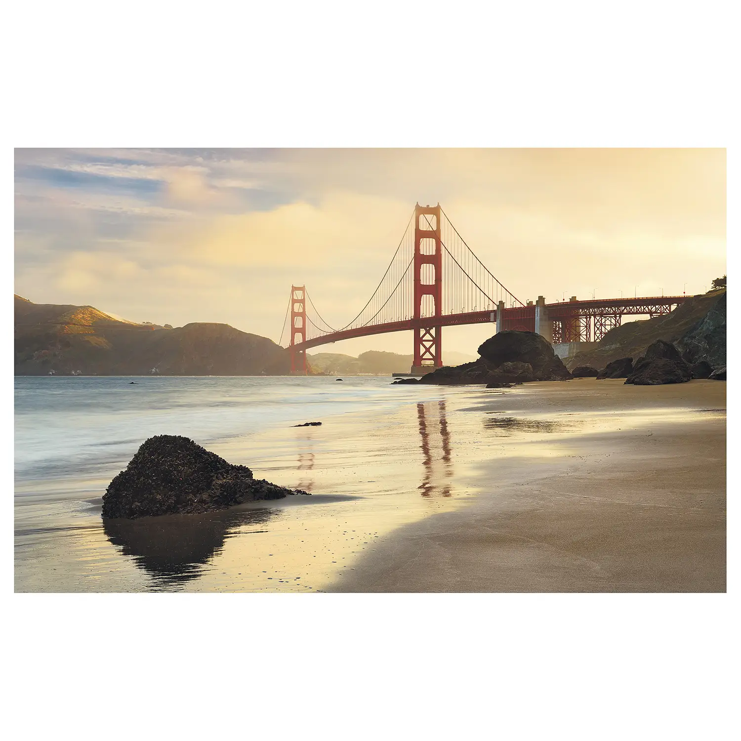 Fototapete Golden Gate Vlies