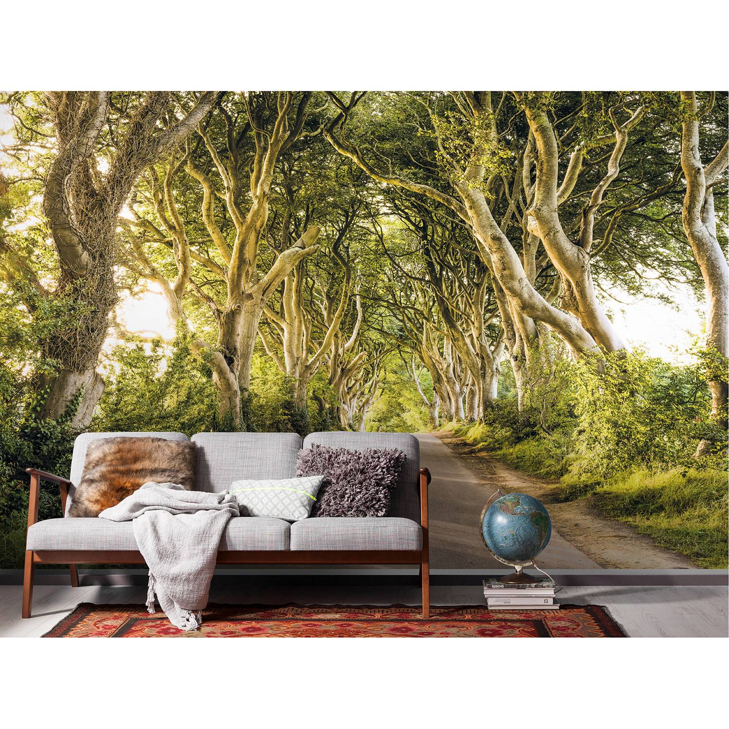 Papier peint intissé Golden Hedges