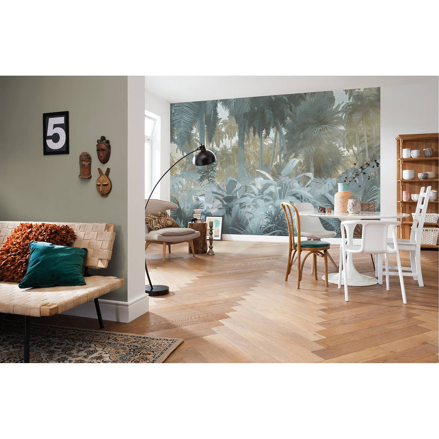 Papier peint intissé Misty Jungle