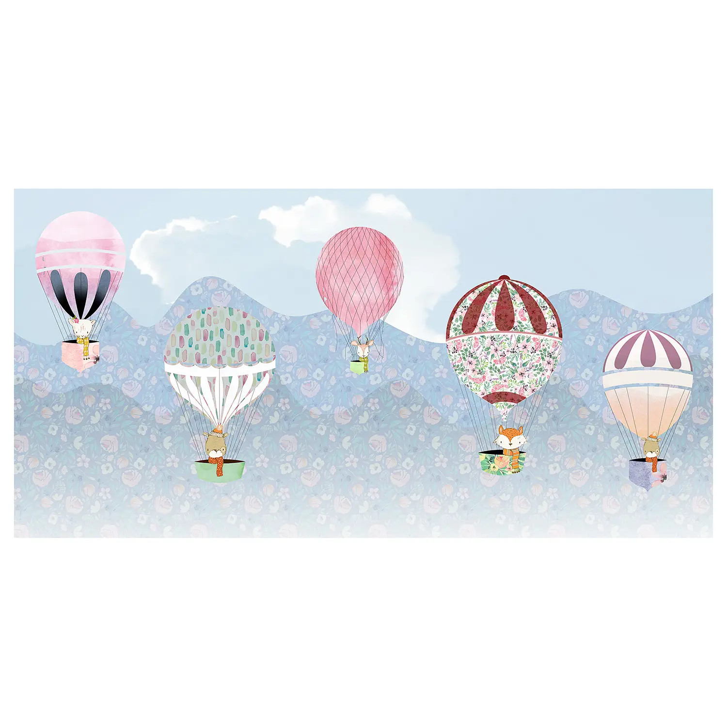 Vlies Fototapete Happy Balloon | Kindertapeten