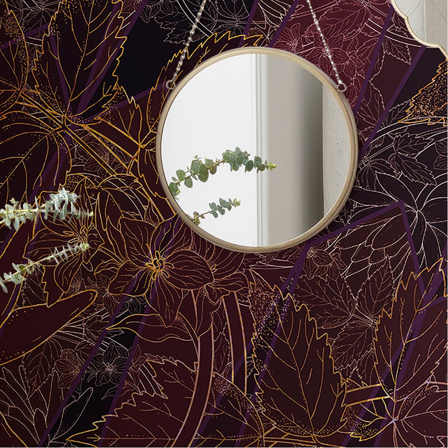 Papier peint intissé Lotus