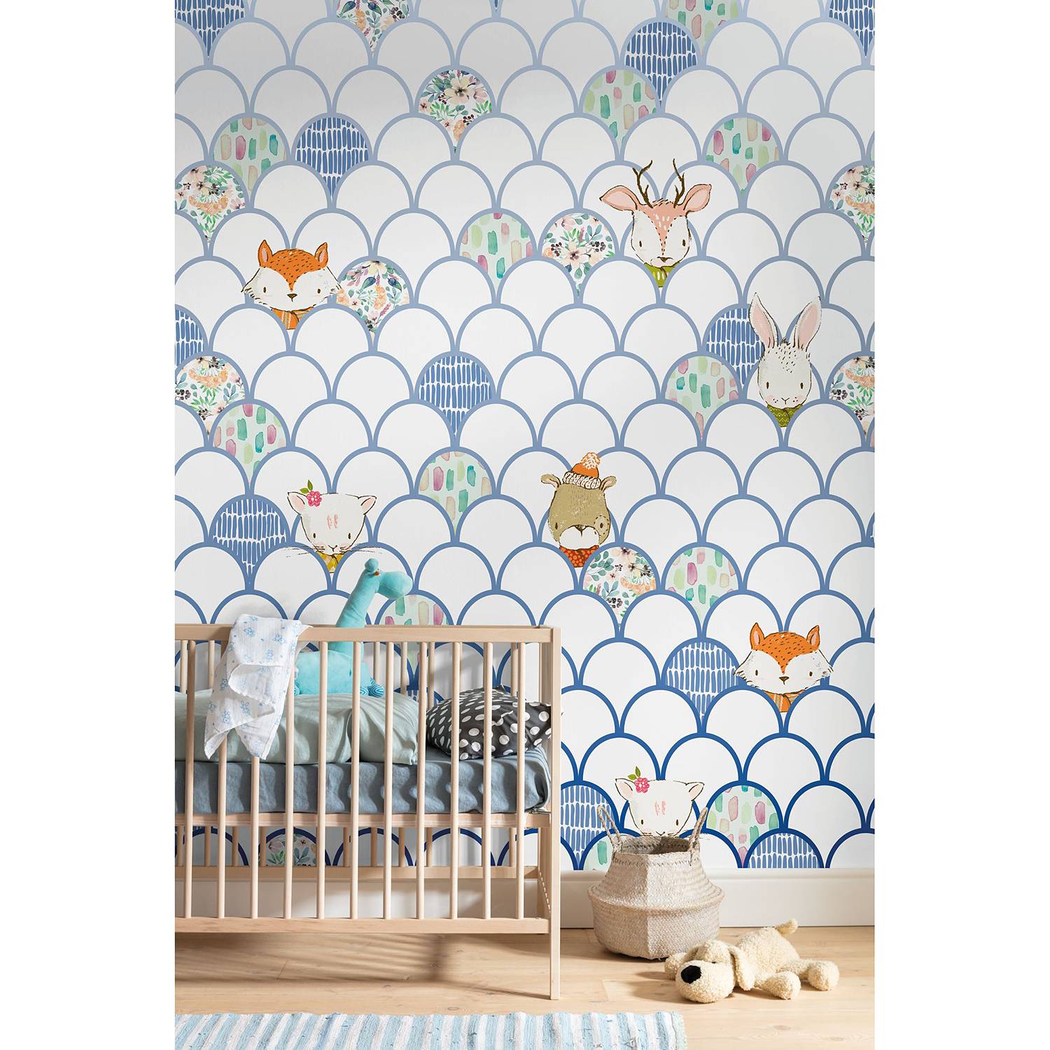 Papier peint intissé Shelly White