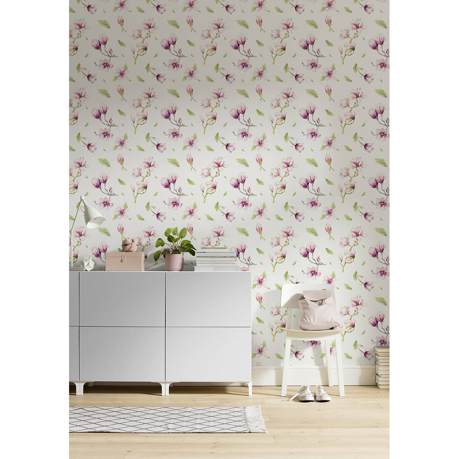 Papier peint intissé Magnolia Rapport