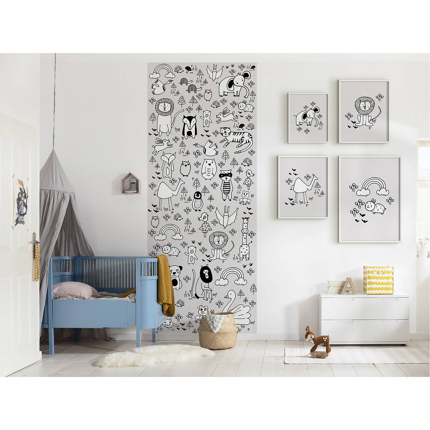 Papier peint intissé Scribble Park Panel