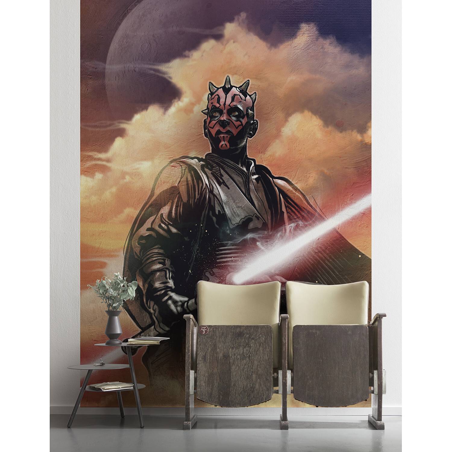 Papier peint Star Wars Darth Maul