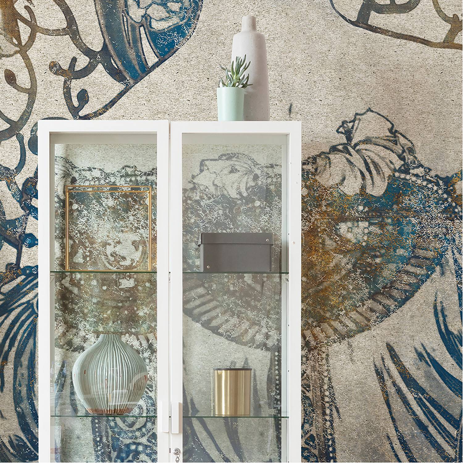 Papier peint intissé Porcelaine