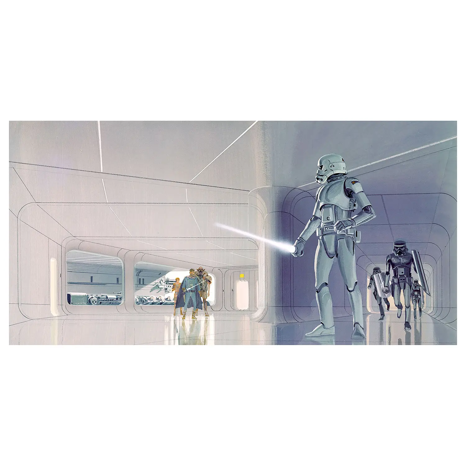 StarWars Stormtrooper Fototapete Hallway